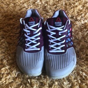 Reebok CrossFit CF 74 Gray training shoe size 9 fitness athletic running sneaker